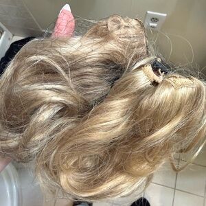 Blonde Hair Extension Luxy hair bundle